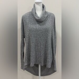 Anthropologie Saturday Sunday XS/S Gray Ribbed Turtleneck